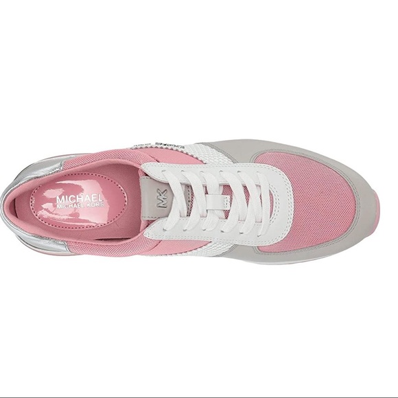 Michael Kors ALLIE Extreme Mixed-Media Trainer - Picture 3 of 5